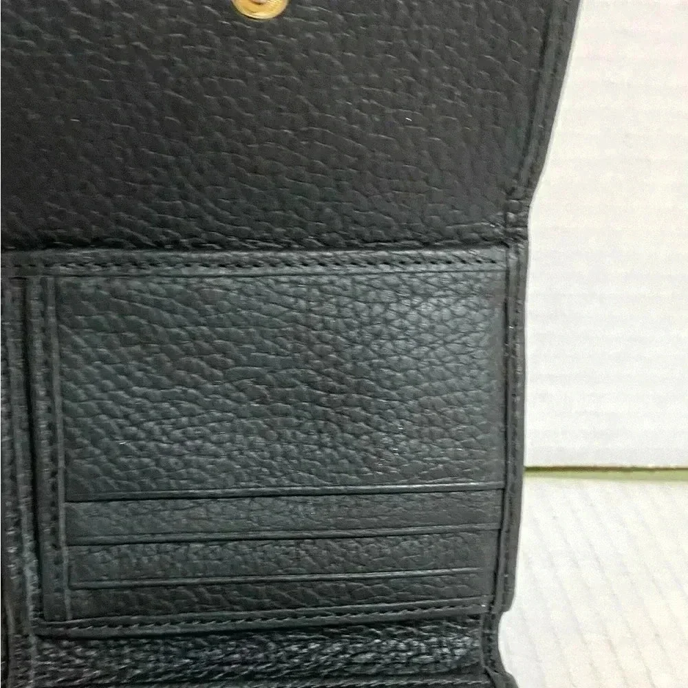 Dooney Bourke black leather wallet